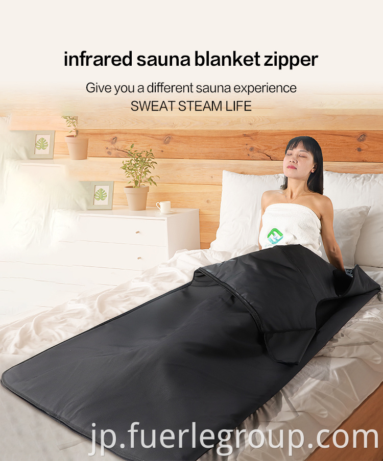 Fuerle portable sauna blanket infrared zip up walmart sauna blanket